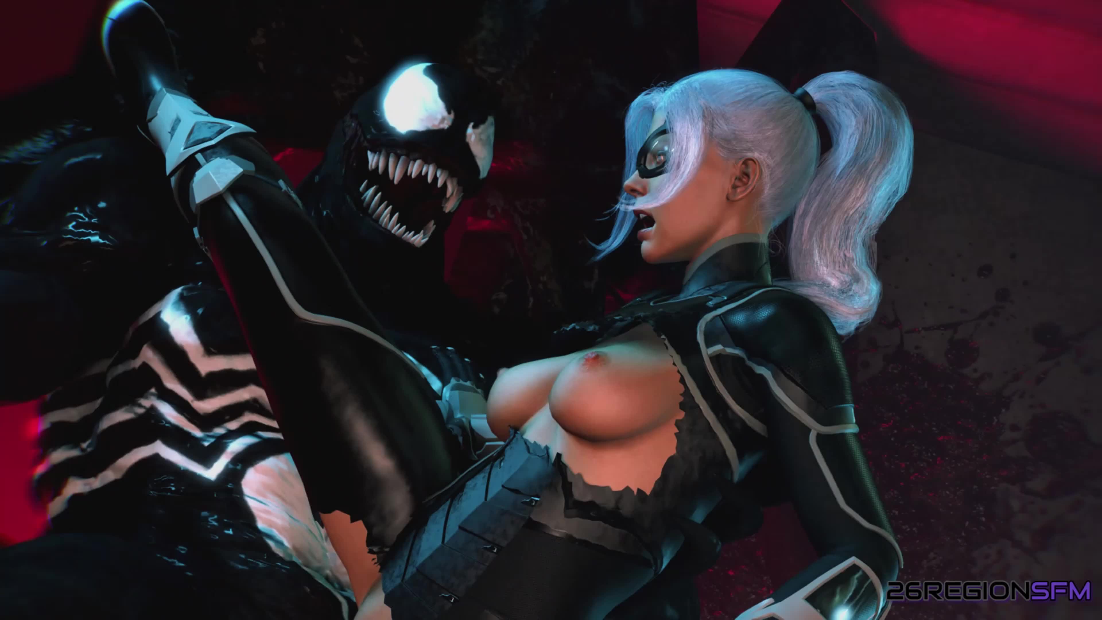 Black Cat Vs Venom [26RegionSFM]... 