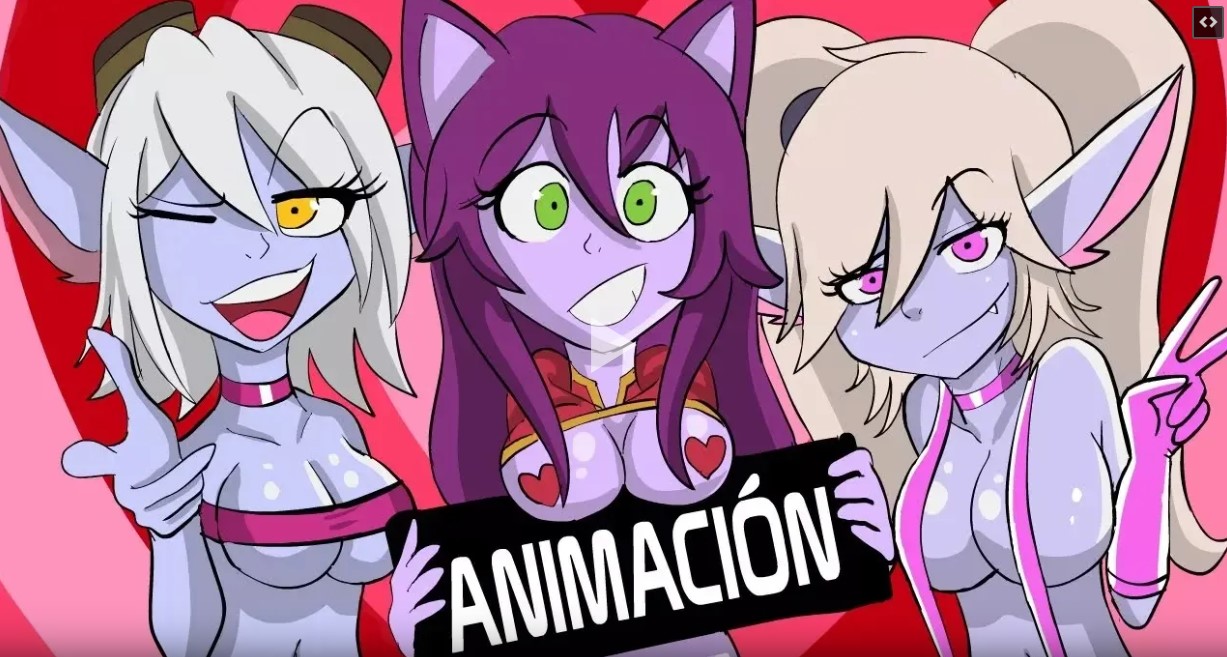 three yordles enjoying a wild ride